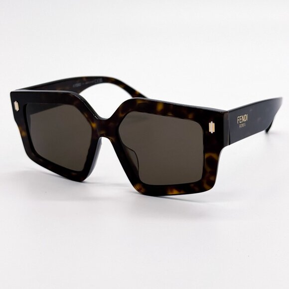 NEW FE40162F 52E GEOMETRIC WOMEN SUNGLASSES FENDI - Picture 3 of 10